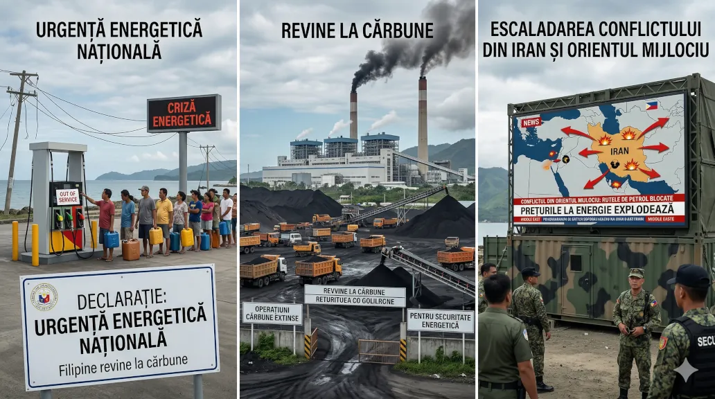 Filipine declară „urgență energetică națională” și revine la cărbune pe fondul escaladării conflictului din Iran și Orientul Mijlociu