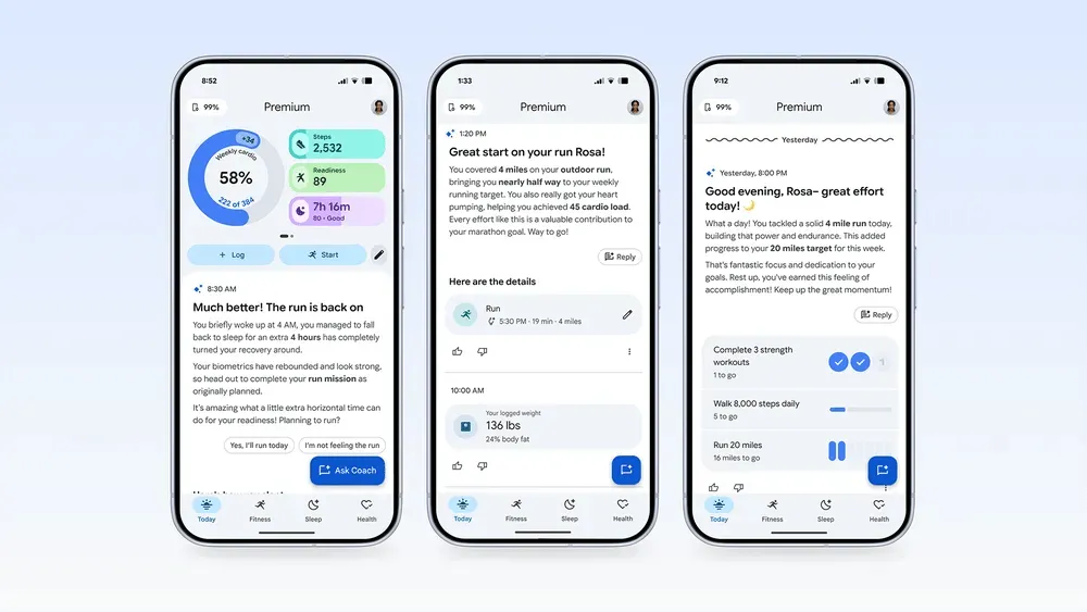Google lansează pe 19 mai un antrenor personal AI pentru sănătate, la 9,99 dolari pe lună
