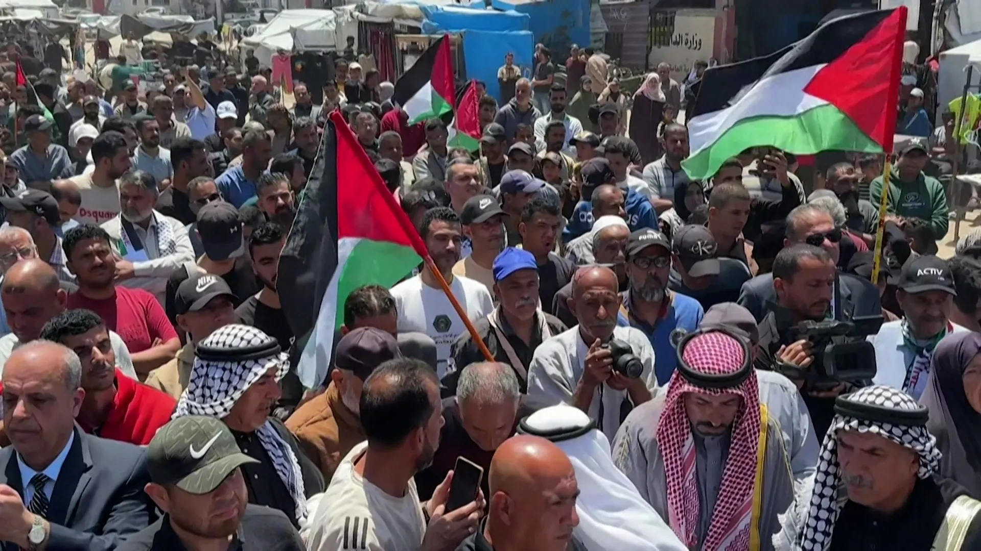 Palestinienii marchează 78 de ani de la Nakba în mijlocul strămutării continue