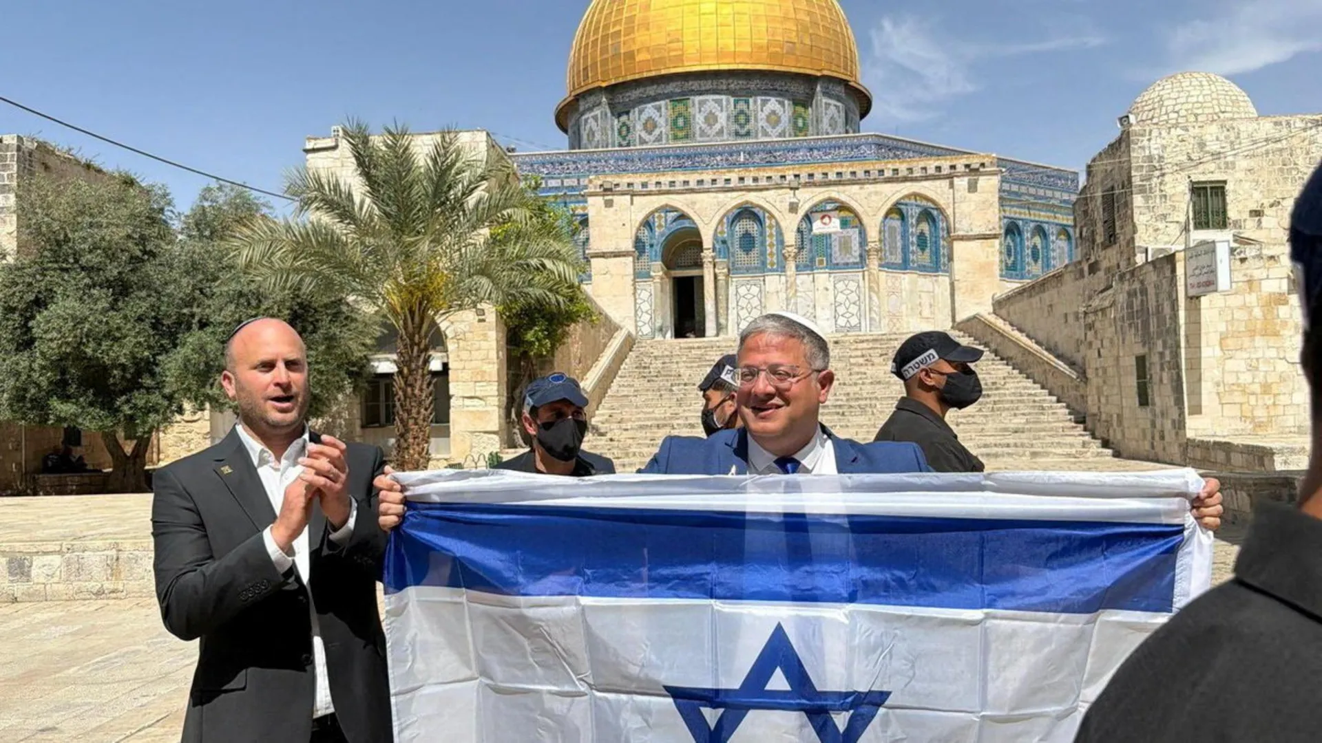 Ben Gvir asaltează Moscheea Al-Aqsa în timpul Marșului Zilei Ierusalimului