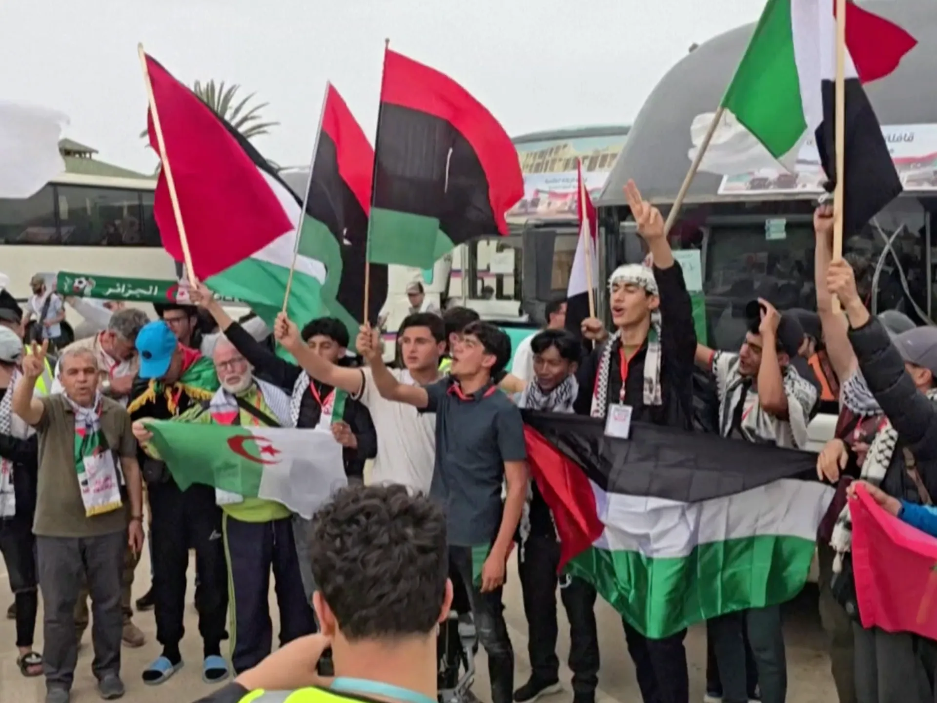 Convoiul de ajutoare pentru Gaza din Libia se pregătește să pornească spre Fâșie