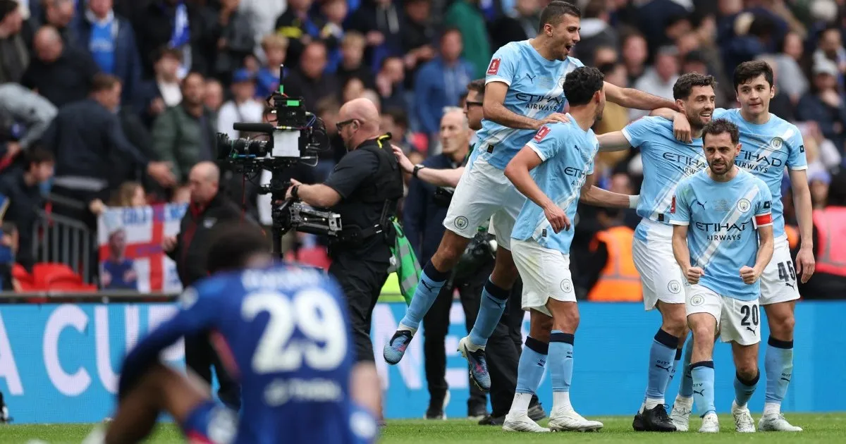 Manchester City învinge Chelsea în finala Cupei Angliei și menține visul triplei