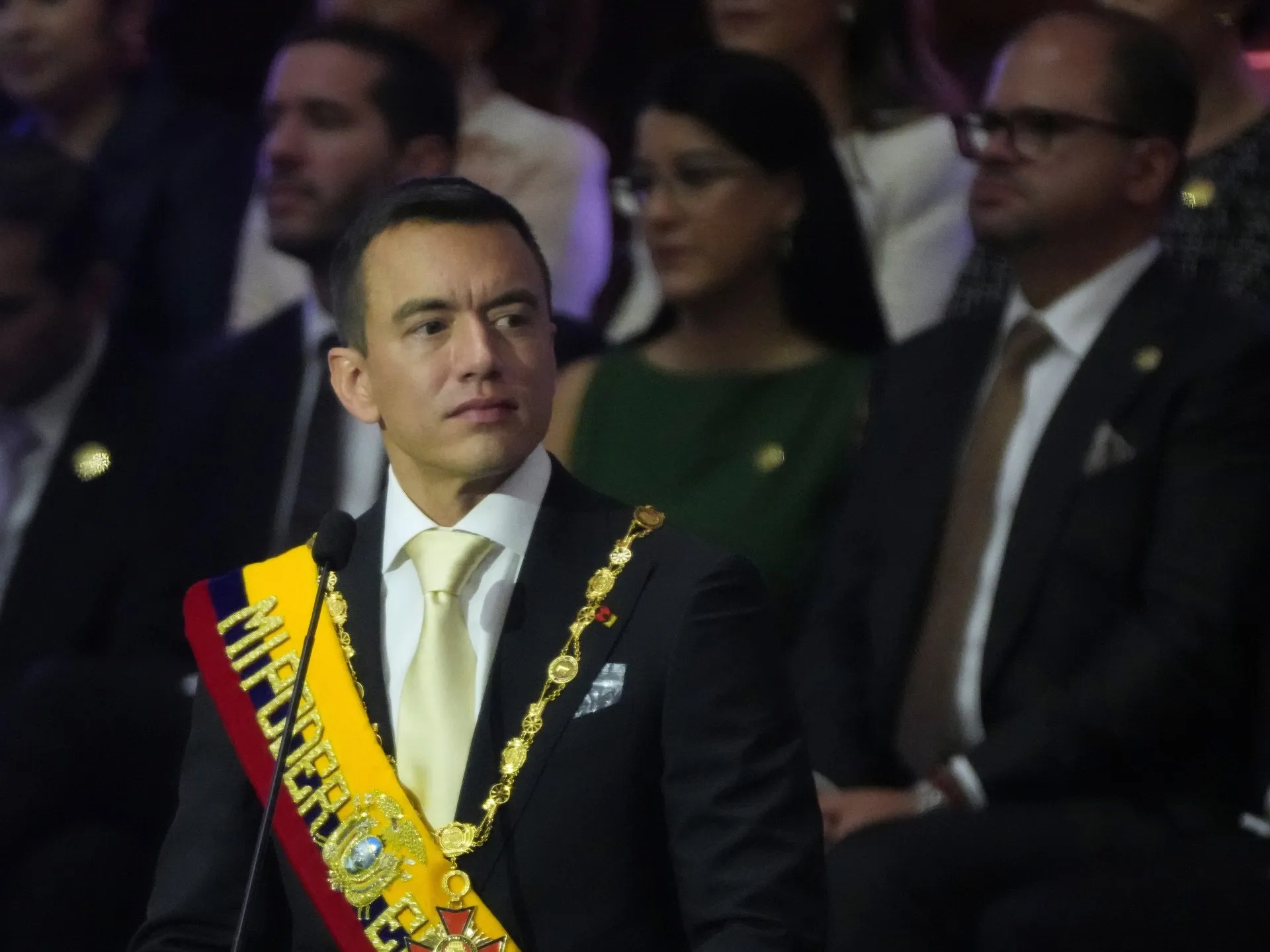 Noboa promite extrădarea criminalilor în discursul privind starea națiunii: „Îi vom găsi și îi vom trimite în SUA”