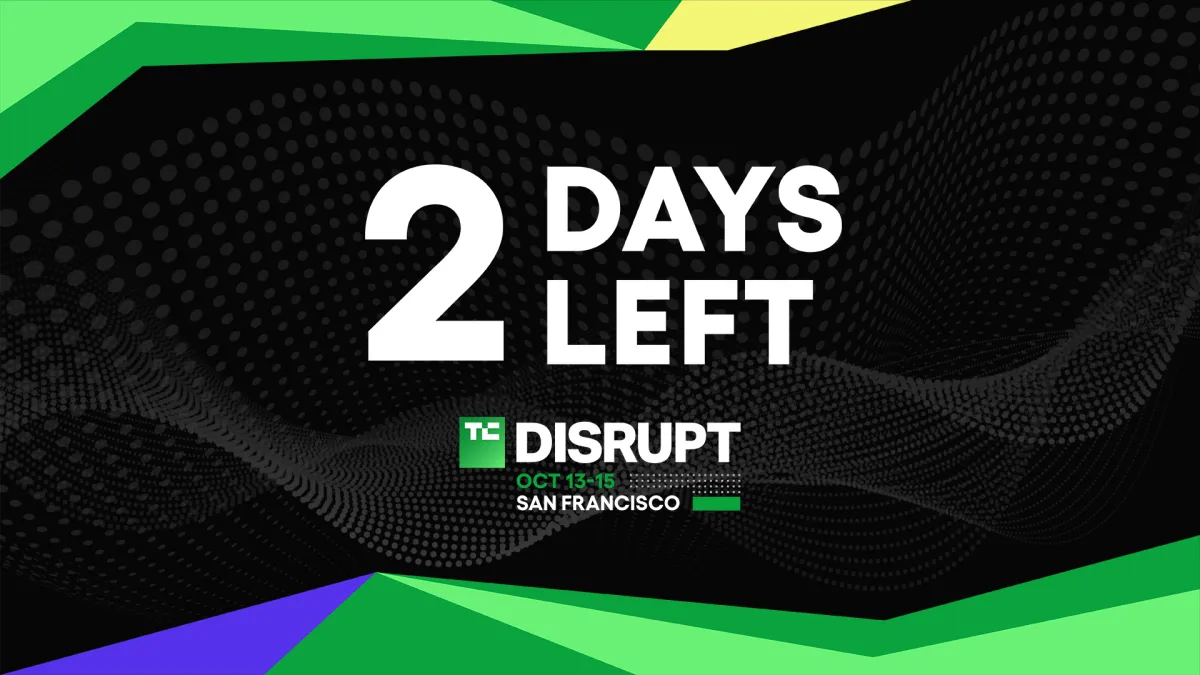 Mai ai doar două zile: Economisește până la 410 dolari la TechCrunch Disrupt 2026