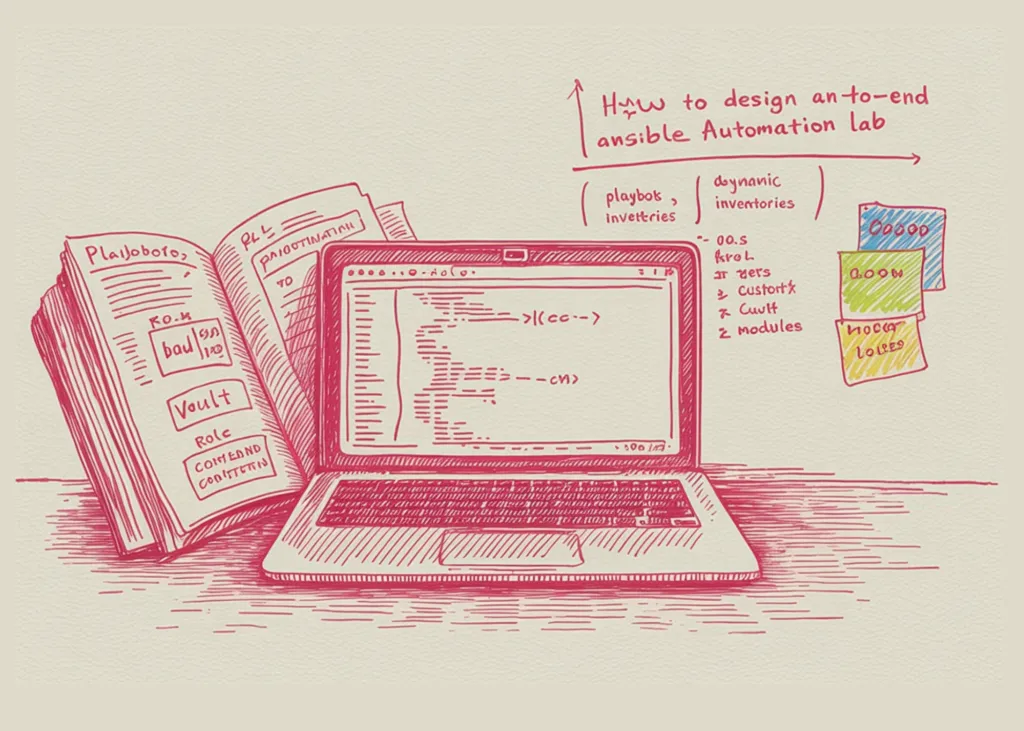 Cum să proiectezi un laborator complet de automatizare Ansible: Playbook-uri, Inventare, Roluri, Vault, Inventar Dinamic și Module Personalizate