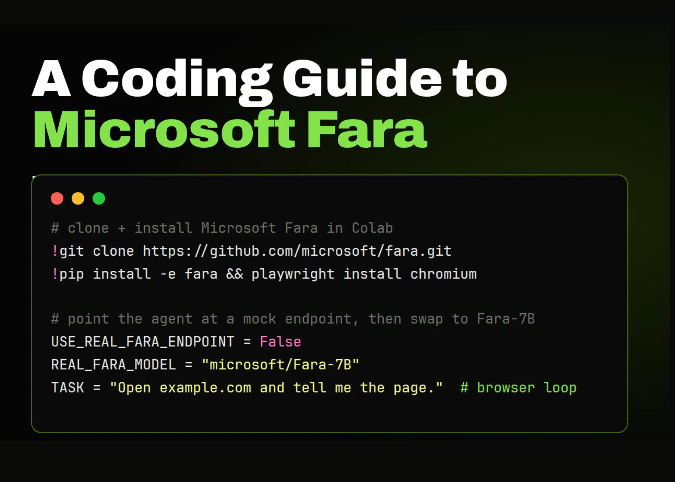 Microsoft și agenții browser: Cum rulezi un agent AI în Google Colab folosind un endpoint fals compatibil OpenAI