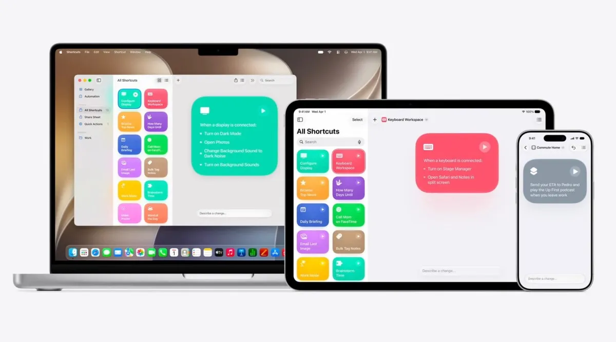 Apple revoluționează aplicația Shortcuts: acum poți crea fluxuri de lucru cu ajutorul inteligenței artificiale