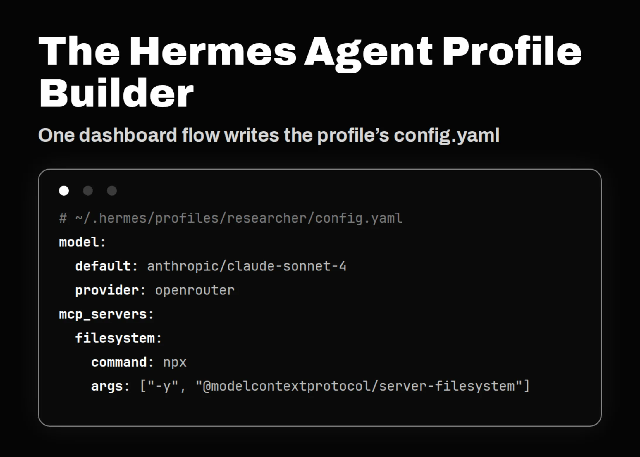 Nous Research lansează Hermes Agent Profile Builder: Identitate, Model, Abilități și Server MCP într-un singur tablou de bord
