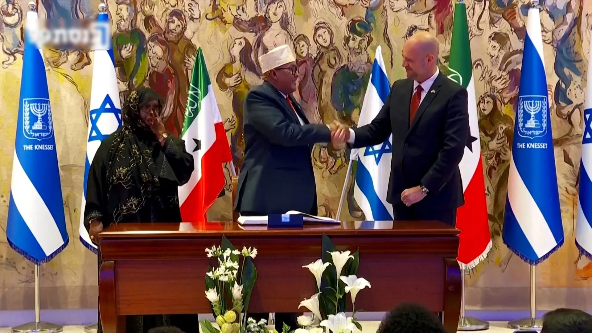 Președintele Somalilandului vizitează Knessetul israelian într-un turneu istoric