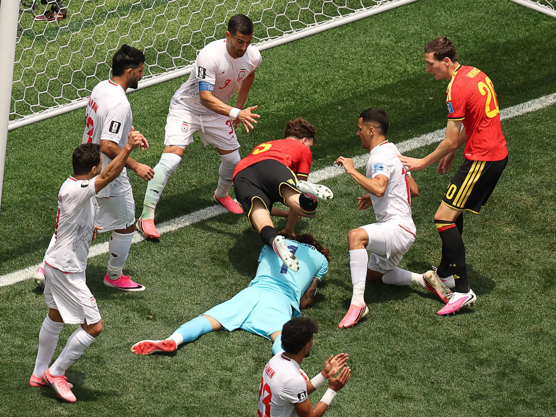 Belgia, eliminare în pericol după un egal alb cu Iranul la Cupa Mondială din Los Angeles