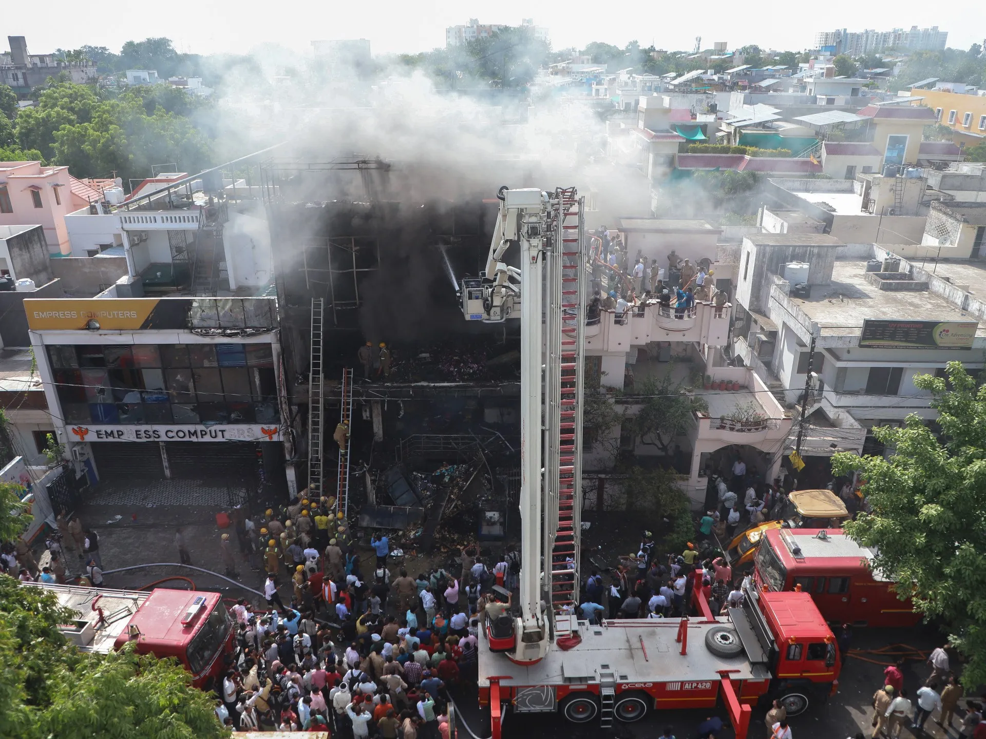 Incendiu devastator la un studio de animație din Lucknow, India: cel puțin 14 morți, majoritatea studenți