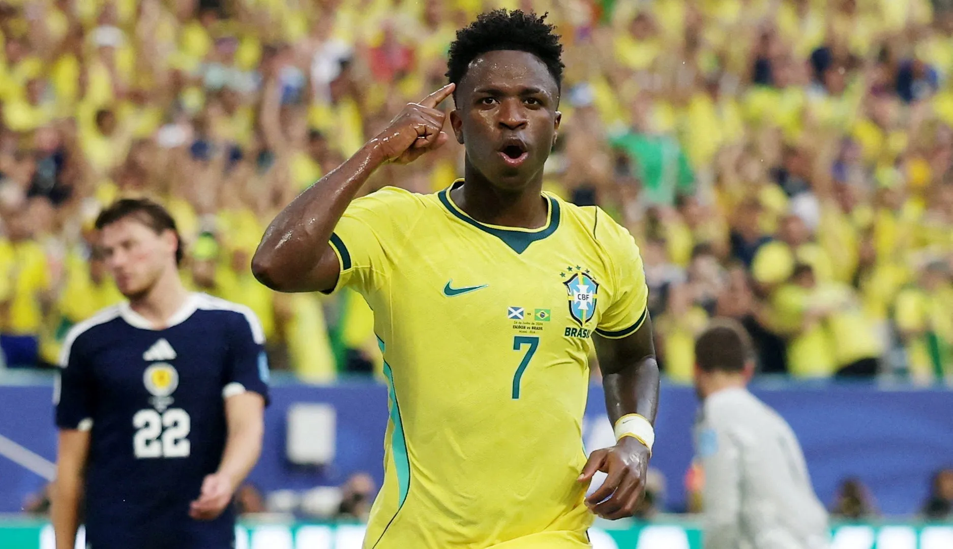Vinicius Jr. marchează de două ori, iar Neymar revine pe teren: Brazilia învinge Scoția și câștigă grupa la Cupa Mondială