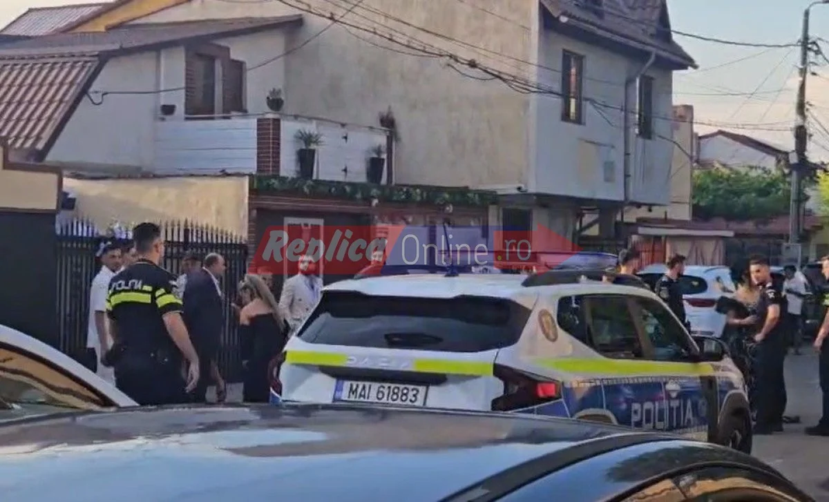 Scandal cu poliția la poartă! Nuntă cu peripeții, în cartierul Coiciu din Constanța. Video