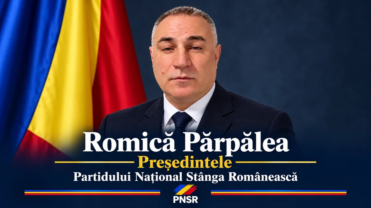 Partidul Național Stânga Românească (PNSR), condus de Romică Părpălea, anunță 41 de filiale și lansează o platformă online de înscriere
